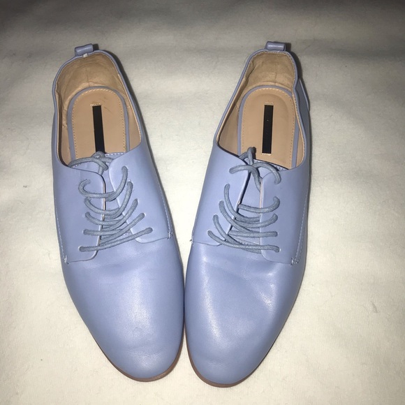 light blue oxford shoes